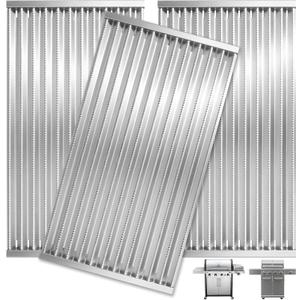 463257520 17 inch Emitter Plates for Charbroil Tru-Infrared 4-Burner G533-2200-W1 463276016 463242716 466242715 466242815 463242715 463255020 466242716 Commercial Series Grill Infrared Emitter Grates