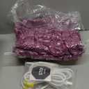 Homemate Heated Blanket Electric Throw - 50"x60" Heating Blanket Throw 1/2/4/6/8 Hours Auto-Off 10 Heat Levels Over-Heat Protection Soft Flannel Sherpa ETL Certification( purple)