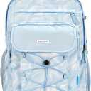 Choco Mocha Blue Backpack for Girls, Travel School Backpack for Teen Girls Large Bookbag for School, Baby Blue (Thickened version (exclusive laptop compartment))