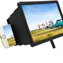 3D Screen Magnifier Portable 8 Inch Cell Phone Hd Movie Video Enlarged Amplifier Stand Holder for 7/7 Plus/6/6s/6 Plus/6s Plus and All Other Smart Phones