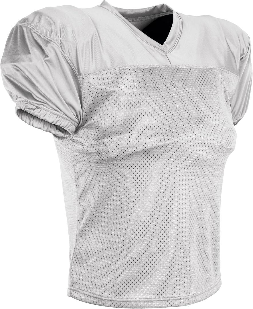 Champro Boys Preseason Football Practice Jersey (White, XL)
