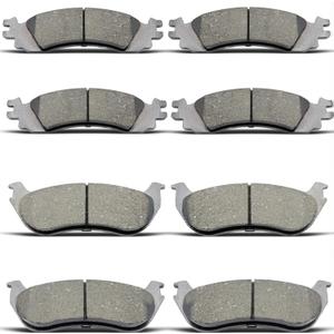 8PCS Front Rear Ceramic Brake Pads Replacement Kit Fits 2006-2010 For Ford Explore/Mercury Mountaineer,2007-2010 For Ford Explorer Sport Trac (D881 D1158)