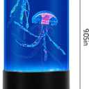 Led Jellyfish Lamp with 7 Color Changing Lights for Home Office Desk Decor - USB Cool Lights - Relaxation Gifts for Men & Women