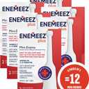 Enemeez Plus Mini-Enemas, docusate Sodium with benzocaine Stool Softener, Fast-Acting Constipation Relief, Promotes Bowel Movement in 2-15 Minutes, 2ct, 6 Pack (12 Total) Single-Use 5ml Tubes