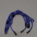 BQLZR Blue Spandex Adjustable Eyeglass String Lanyard Holder Sunglasses Neck Cord Strap Pack of 4