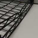 Ulif E13C Heavy Duty Closet Organizer SystemFreestanding Clothing Racks for Hanging ClothesAdjustable Garment Rack 63" W x 16" D x 77" H Hold 960 lbsBlack Clothing Rack with Black Dustproof Cover