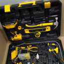 195 Piece Hand Tools Set, Tool Box for Car, General Household Hand Kit, Basic Tool Kit for Home Auto Repair, Plastic Toolbox Storage Case