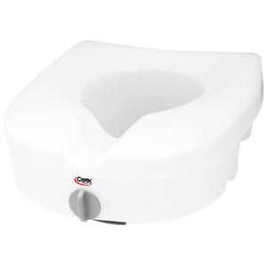 Carex E-Z Lock Locking Raised Toilet Seat