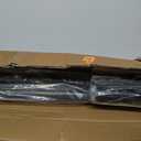 Tension Curtain Rod 51-165In(4.25-13.75Ft), Extra Long Outdoor Curtain Rod No Drilling for Window or Bathroom Patio, Adjustable Spring Shower Rod, Easy to Install Never Rust, Rod Diameter 1.26In-Black