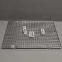 2PCS Cooling Racks for Cooking and Baking -11.65''x16.85''Heavy Duty Stainless Steel Wire Rack for Baking, Grilling, Roasting - Oven & Dishwasher Safe - Fits Half Sheet Pan (Silver)