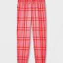 Girls Cat & Jack Plaid Pajama Bottom Pants, M (7/8)