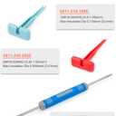 JRready Deutsch Connector Kit IP68 waterproof, 2 3 4 6 8 12 Pin DT DTM Connector with Deutsch Crimper ACT-SY, Size 16 20 Stamped Pin 14-20AWG, DRK-RT1B Removal Tools, DT DTM 24 pairs DW5013