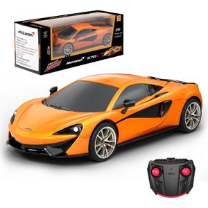 AEROQUEST McLaren Remote Control Car, 1:24 Scale Electric Sport Racing Hobby Toy Car McLaren Model Vehicle for Boys Girls Birthday Gifts Orange