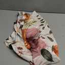 Yesad Rectangle Wipeable Tablecloth with Elastic, Fitted Waterproof Outdoor Tablecloth for 6 Foot Rectangle Tables, Picnic, Camping, 30"x72", Flowers