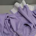 Pinch Pleated Lavender Blackout Curtains Short 2 Panels Set 45 Inch Length for Small Windows, Sound & Light Reducing Room Darkening Drape for Bathroom Bedroom(Lavender, 2 Pieces, W40 x L45)