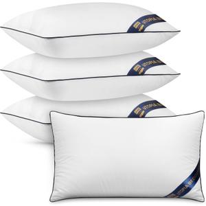 Utopia Bedding Throw Pillow Inserts (Pack of 4, White), 12 x 20 Inches Decorative Indoor Pillows for Sofa, Bed, Couch, Cushion Sham Stuffer (12x20 Inch)