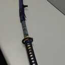 Kamaiwo-1045/1060 Clay Tempering high Carbon Steel Hademade Heat Tempered Full Handmade Hand Forged Japanese Katana Authentic Full Tang,Functional,Practical Blue