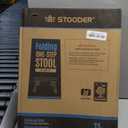 11" Folding Step Stool, Non-Slip 16x12 Large Platform, Portable Compact Sturdy 1-Step Stools for Kids Adults Seniors at Indoor Outdoor - Durable & Safe (11 inch, Black)