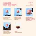 3 x [Valentine Gift] Ceramic Vietnamese Phin Filter by PHINOI - Pour Over Coffee Dripper 1-3 Cup Coffee Maker with Flower Design Reusable Coffee Filter for Manual Brewing, Travel Friendly (Red)