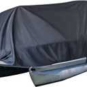 Gray 21-24FT Trailerable Pontoon Boat Cover Heavy Duty Beam Replacement for Width to 102in
