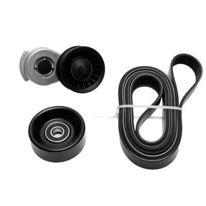 Serpentine Belt Tensioner Drive Component Kit Fits for Dodge Ram 1500/2500/ 3500/ Dakota/Durango/ D150/W150 92-03 (3.9L/5.2L/5.9L) Drive Belt Tensioner and Idler Pulley Serpentine Belt Kit 90K-38116