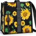 Lunch Box Bag Women Girls - Insulated Leakproof Waterproof Lightweight Reusable Cooler for Work Picnic - Back to School Teacher Mothers Day Christmas Birthday Gifts (2_Sunflower)