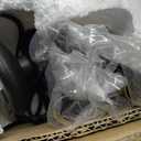 Fiqevs 3 Globe Mid Century Modern Floor Lamp for Living Room, Gold Floor Lamp with Frosted Glass Shade and LED Bulbs, Warm Light Standing Tall Pole Lamp for Bedrooms, Office - Antique Brass