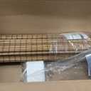 UNISHADES Cordless Bamboo Roman Shades for Windows, Blinds Size (30.5" W 48" H) Colour (Highfield Teak)