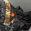 A Nice Night Basketball Court Printed Comforter Sets,with Sportsman Slam Dunk Printing 6Pcs Bedding Set in a Bag for Teen Boys,Twin