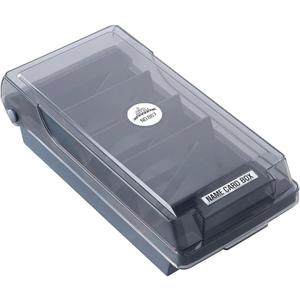 dohobby Business Card Case Organizer Business Card Holder for Desk Credit Card Holder File Business Card Holders Box Storage