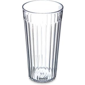 Carlisle FoodService Products Bistro Tumbler Plastic Tumbler for Restaurants, Catering, Kitchens, Plastic, 32 Ounces, Clear