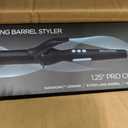 Bio Ionic Long Barrel Curling Iron with Moisture Heat Technology & NanoIonic MX Versatile Curling Wand, Size: 1.25 Inch (Loose Curls)