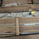 Folding Balcony Railing Table, Solid Wood Balcony Hanging Table, Railing Plant Holder, Balcony Bar Table Furniture for Apartment, Patio, Deck