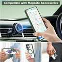 Strong Magnetic for Samsung Galaxy S25 Ultra Case, 2 Case&2 Screen Protector for S25 Ultra Phone,Mil-Grade Drop Protection,Clear and Green