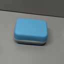 Phetium Kids Instant Print Camera Case Compatible with ETIKEZ/ESOXOFFORE/Cimizi/DUDUDRAGON/Dylanto Instant Cameras for Kids, Storage Organizer Bag for Refill Print Paper Rolls(Box Only)-Light Blue