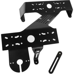 Universal Boat Electronics Mount Aluminum Dual Marine Electronics & Fish Finder Mount for Garmin, Lowrance, Humminbird