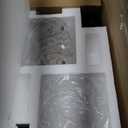 Set of 2 Industrial Table Lamps with USB C+A Ports and Outlet, Fully Stepless Dimmable Bedside Lamps for Bedrooms, Nightstand Desk Lamp with Glass Shade for Reading Living Room Office (Bulbs Included)