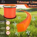 KAKO 155 Trimmer Line, 155 Weed Eater String, 155 Weed Trimmer Line, Square String Trimmer Line .155 Inch-285 Ft-3 Lb, Commercial Nylon Trimmer Line .155 Fits Most String Trimmers(Square)