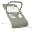 Baby Delight Highland Baby Bouncer | Infant | 0  6 Months | 3-Position Recline | Sage Tweed