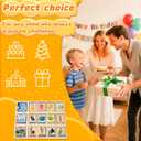 Wooden Peg Puzzle for Toddlers, Cognitive Learning, Double Side Scens Board for Home School Planner,Autism Learning Materials