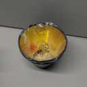 Aspen Creative 32210-2, Hardback Empire Transitional Clip-On Chandelier Shade, Black w/Gold inside, Washi Paper, 3" Top x 6" Bottom x 5" Slant, Set Of 2