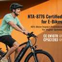 KINGBIKE Mountain Bike Helmet MTB Ebike Helmets for Adults Men Women Professional Trail Enduro XC Cross Country NTA-8776 E-Bike Certified (Matte Black, L)