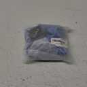 ZAFUL Women's Bandeau Bikini Strapless O Ring Lace Tie Back High Cut Two Piece Swimsuit Bathing Suits (Medium, 2-blue)