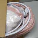 Baby Swing for Infants, Portable Electric Baby Swings with Bluetooth, 5 Swing Speed, 10 Lullabies, 5-Point Harness, Remote Control & Touch Panel - Infant Swing for Indoor & Outdoor Use, Pink