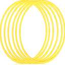 Shappy 6 Pcs Exercise Hoop Detachable Adjustable Plastic Toy Playground Toys Colored Hoop Circles for Teens Games Gymnastics Dog Agility Equipment Party Decor (Yellow)