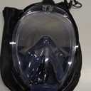 Greatever G2 Full Face Snorkel Mask with Latest Dry Top System, Foldable 180 Degree Panoramic View Snorkeling Mask with Camera Mount, Safe Breathing, Anti-Leak&Anti-Fog