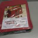 ZOBER Large Christmas Ornament Storage Box - Stores 80 3" Ornaments, With Dividers - With Large Compartment for Figurines, and Accessories, Durable Christmas Containers Holder (Red, 80-3" Ornaments)