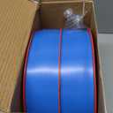 15 Ft Flexible Race Track for Kids  Portable Car Race Track Starter Set with Suction Cups, Rolls Up Easy, Compatible with 1/64 Diecast Cars, Birthday Gift for Boys & Girls Ages 3+ (Blue&Red)