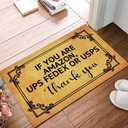 Funny Front Door Mat If You are Amazon,Deliveries Wanted Funny Doormat for Outdoor/Indoor Uses, Low-Profile Rug Mats for Entry 23.6"(W) X 15.7"(L)