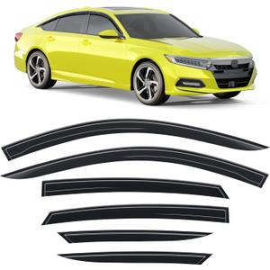 Tape-on Window Visors Rain Guards for Honda Accord 2018-2022
